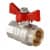 Купить Кран Valtec Base  шаровой резьба ВР/ВР 1/2" VT.217.N.04 полнопроходной латунный по низкой цене