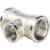 Купить Тройник Stout переходной SFT-0022-001341 1х3/4х1 дюйм никелированный с внутренней резьбой по низкой цене