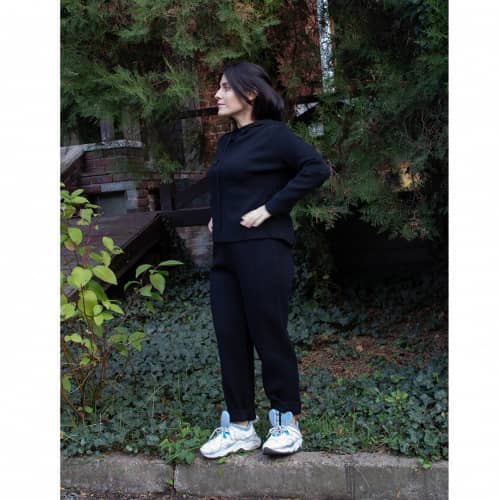 Купить Костюм Lara JS-2001 черный по низкой цене