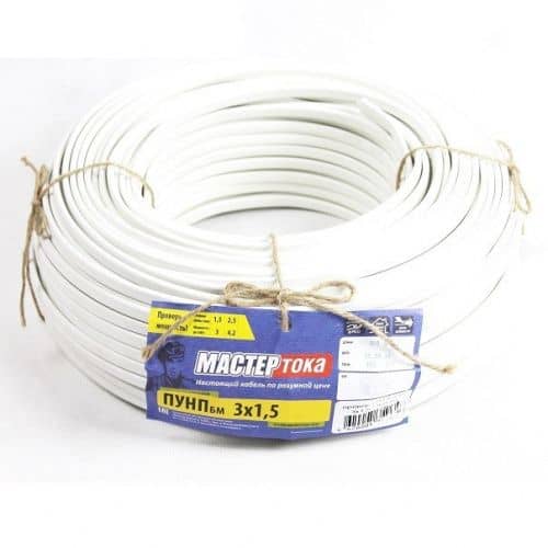 Купить Провод Мастер Тока ПУНПбм 3х1.5 бухта 100 м по низкой цене