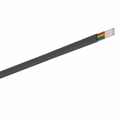 Купить Кабель Rexant телефонный ШТЛП-6 CCA 6 жил черный бухта 100 м по низкой цене