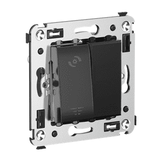 Купить Диммер DKC 4402343 Avanti кнопочный Черный квадрат по низкой цене