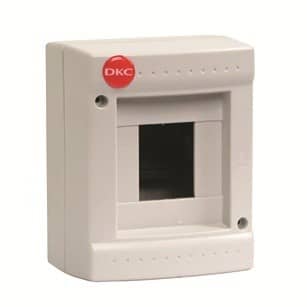 Купить Бокс DKC 82004 4 модуля без крышки RAL 7035 серый настенный по низкой цене