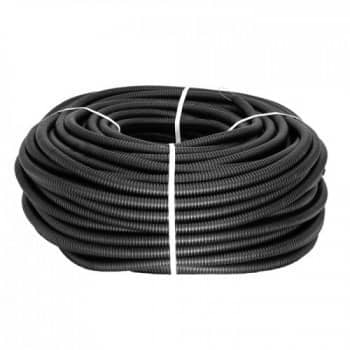 Купить Труба EKF Proxima ПНД гофрированная d16 мм черная с зондом 100 м по низкой цене