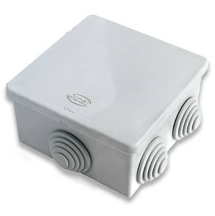 Купить Коробка Gusi С3В86 Евро серая IP54 распределительная 80х80х40 мм по низкой цене