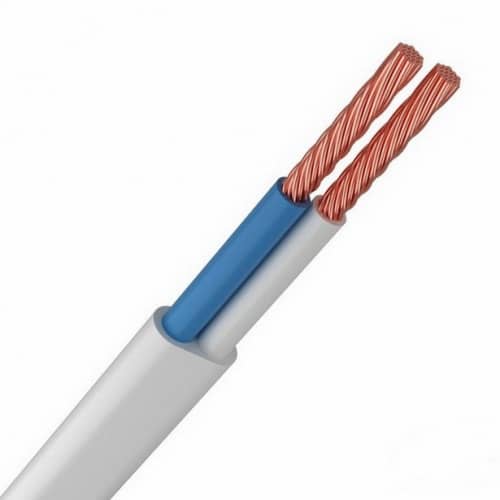 Купить Провод Rexant ГОСТ ШВВП 2х0,5 белый 300 м по низкой цене