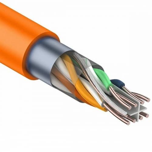 Купить Кабель Rexant сетевой FTP 4PR 23AWG CAT6 нг(А)-HF бухта 305 м по низкой цене