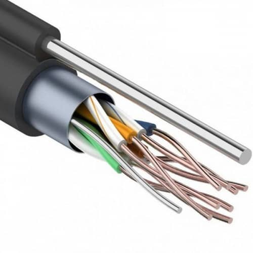 Купить Кабель Rexant сетевой FTP 4PR 24AWG CAT5e с тросом Outdoor бухта 305 м по низкой цене