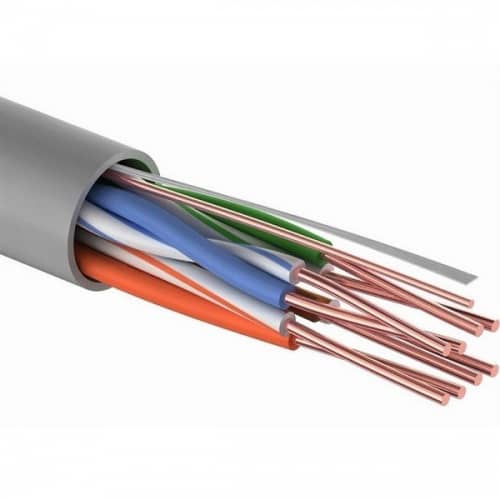 Купить Кабель PROconnect сетевой UTP 4PR 24AWG CCA CAT5e PVC серый бухта 305 м по низкой цене