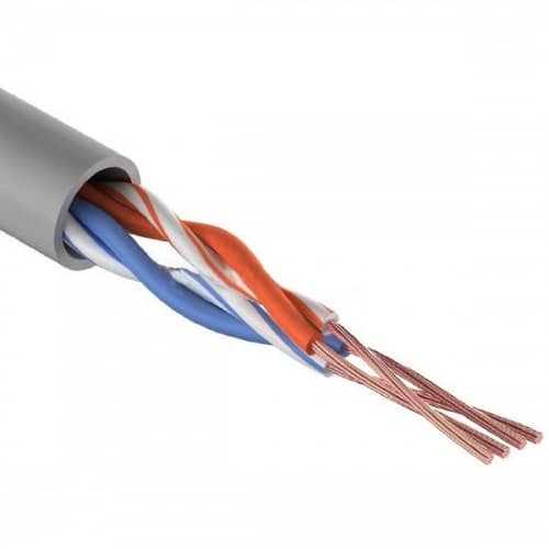 Купить Кабель Rexant сетевой UTP 2PR 24AWG CAT5e Stranded бухта 305 м по низкой цене
