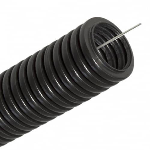 Купить Труба DKC 71732 ПНД гофрированная d32 мм с протяжкой чёрная 25 м по низкой цене