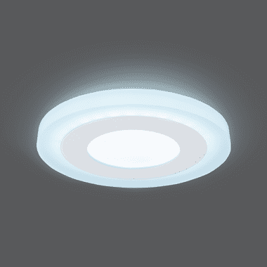 Купить Светильник Gauss Backlight BL115 3+3W 4000K светодиодный D105 по низкой цене
