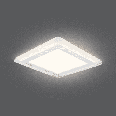 Купить Светильник Gauss Backlight BL124 12+4W 3000K светодиодный 190х190 мм по низкой цене