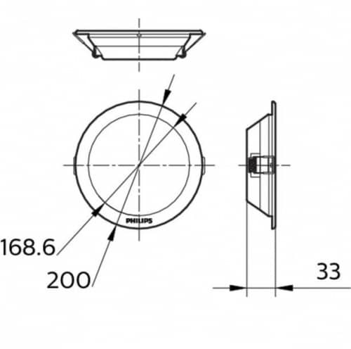 Купить Светильник Philips 911401812797 Essential SmartBright DN027B LED20/NW 4000К светодиодный по низкой цене