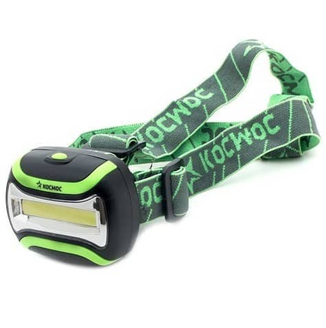 Купить Фонарь Космос H3W-cobled 3xLR6 налобный по низкой цене