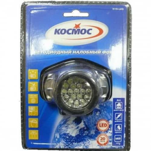 Купить Фонарь Космос Н19-LED 3xR3 налобный по низкой цене