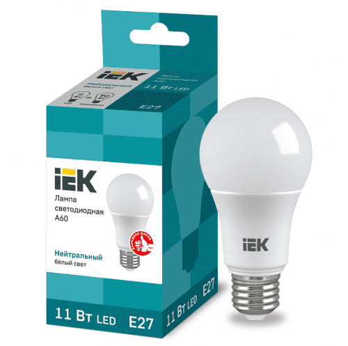 Купить Лампа IEK Eco A60 11W Е27 4000К светодиодная по низкой цене