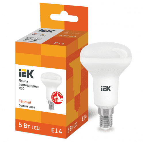 Купить Лампа IEK Eco R50 5W E14 3000К светодиодная по низкой цене