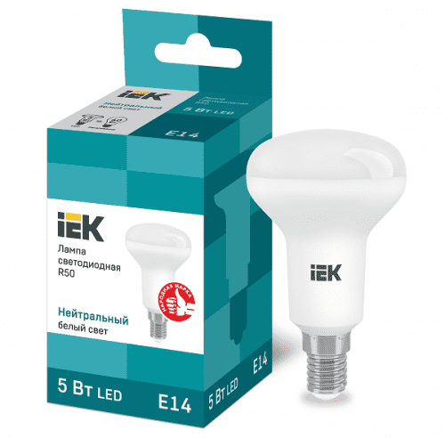 Купить Лампа IEK Eco R50 5W E14 4000К светодиодная по низкой цене