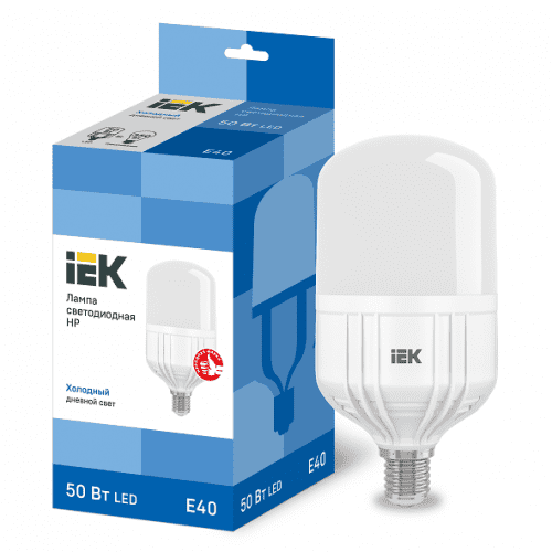 Купить Лампа IEK HP 50W Е40 6500К светодиодная по низкой цене
