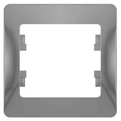 Купить Рамка Schneider Electric Glossa GSL000301 алюминий одноместная по низкой цене