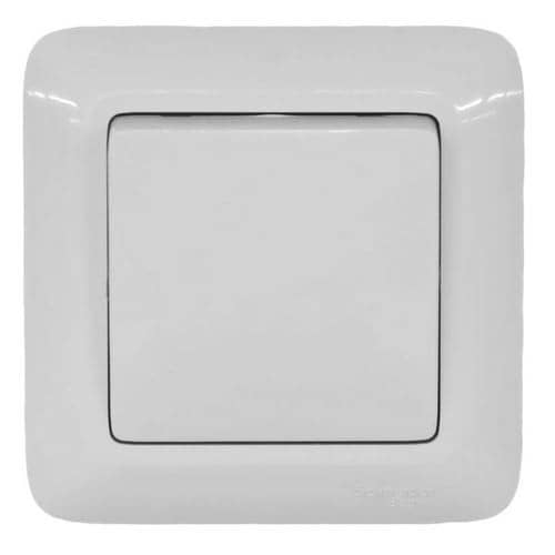 Купить Выключатель Schneider Electric Прима S16-057-B одноклавишный белый по низкой цене