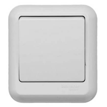 Купить Выключатель Schneider Electric Прима VA1U-112-B одноклавишный белый по низкой цене