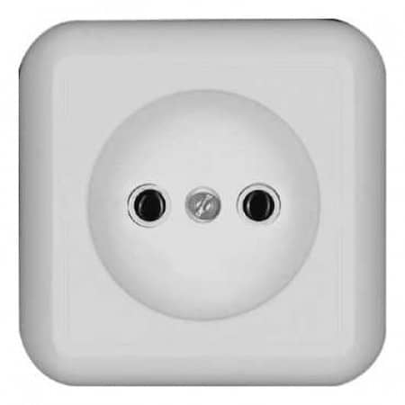 Купить Розетка Schneider Electric Прима RA10-164-B одноместная белая по низкой цене