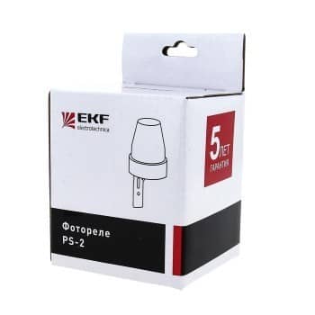 Купить Фотореле EKF Proxima PS-2 10А IP44 по низкой цене