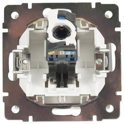 Купить Розетка Werkel Ethernet WL06-RJ-45 компьютерная серебряный по низкой цене
