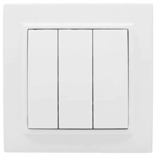 Купить Выключатель EKF Минск ERV10-024-10 трехклавишный белый по низкой цене