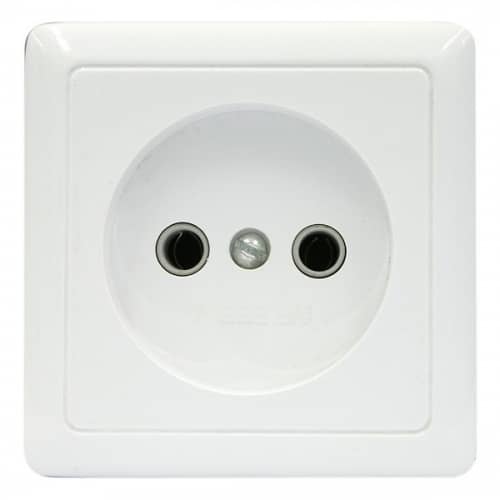 Купить Розетка Schneider Electric Хит RA10-131-B одноместная белая по низкой цене