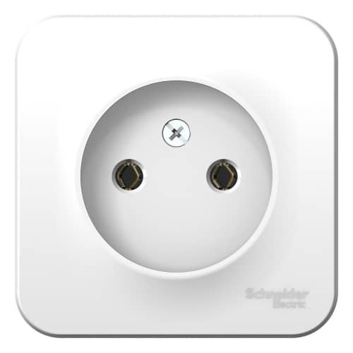 Купить Розетка Schneider Electric Blanca BLNRA000101 одноместная без заземления белая по низкой цене
