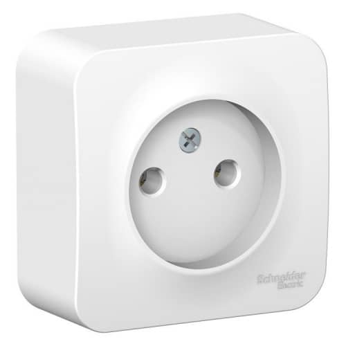 Купить Розетка Schneider Electric Blanca BLNRA000101 одноместная без заземления белая по низкой цене