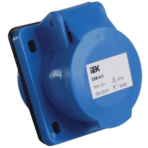 Купить Розетка IEK ССИ-413 PSR41-016-3 16А 220В 2P+E для скрытой проводки по низкой цене