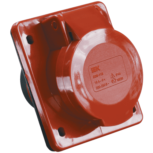 Купить Розетка IEK ССИ-414 PSR42-016-4 16А 380В 3P+E для скрытой проводки по низкой цене