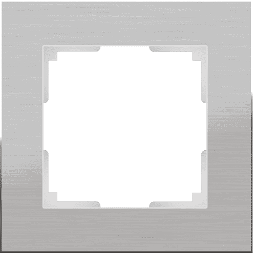 Купить Рамка Werkel Aluminium WL11-Frame-01 алюминий одноместная по низкой цене