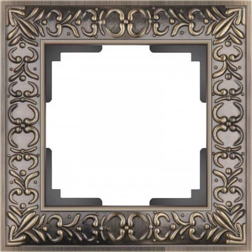 Купить Рамка Werkel Antik WL07-Frame-01 бронза одноместная по низкой цене