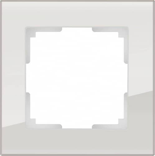 Купить Рамка Werkel Favorit WL01-Frame-01 дымчатая одноместная по низкой цене