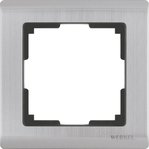 Купить Рамка Werkel Metallic WL02-Frame-01 глянцевый никель одноместная по низкой цене