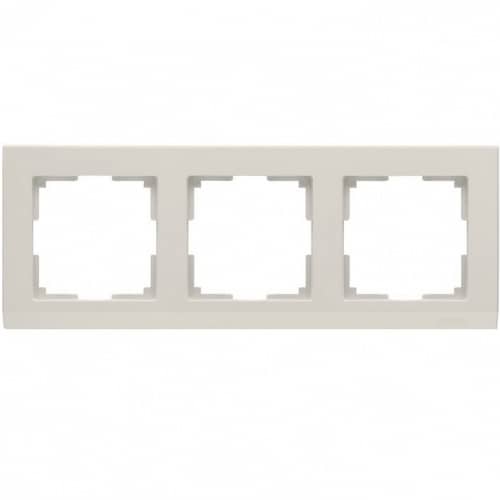 Купить Рамка Werkel Stark WL04-Frame-03 Слоновая кость трехместная по низкой цене