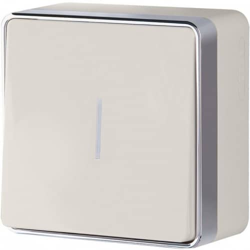 Купить Выключатель Werkel Gallant WL15-01-04 одноклавишный с подсветкой Слоновая кость по низкой цене