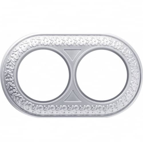 Купить Рамка Werkel Antik Runda WL70-frame-02 жемчужная двухместная по низкой цене