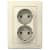 Купить Розетка Schneider Electric Blanca BLNRS001022 двухместная с заземлением молочная по низкой цене