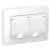 Купить Розетка Schneider Electric Blanca BLNRS441121 двухместная с заземлением и защитными шторками с крышками белая по низкой цене
