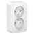 Купить Розетка Schneider Electric Blanca BLNRA000201 двухместная без заземления белая по низкой цене