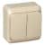Купить Выключатель Schneider Electric Этюд BA10-002K двухклавишный Кремовый по низкой цене