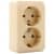 розетка schneider electric этюд pa16-007k двухместная кремовая Купить Розетка Schneider Electric Этюд PA16-007K двухместная Кремовая по низкой цене
