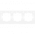 Купить Рамка Werkel Flock WL05-Frame-03-white белая трехместная по низкой цене