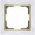 рамка werkel snabb wl03-frame-01-white-gd белая/золото одноместная Купить Рамка Werkel Snabb WL03-Frame-01-white-GD белая/золото одноместная по низкой цене